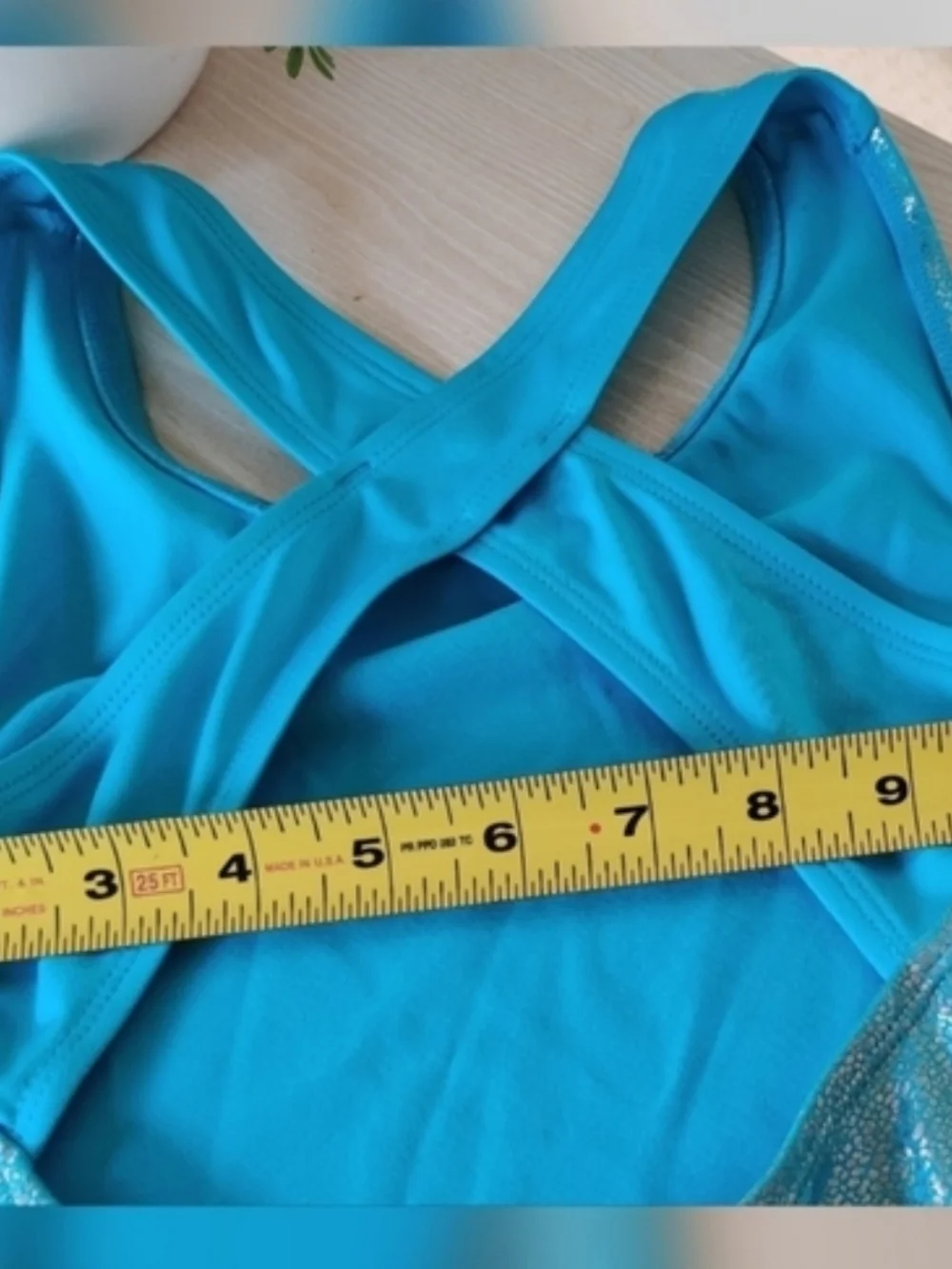 More Than Magic Girls Blue Swimsuit Size M(7/8)